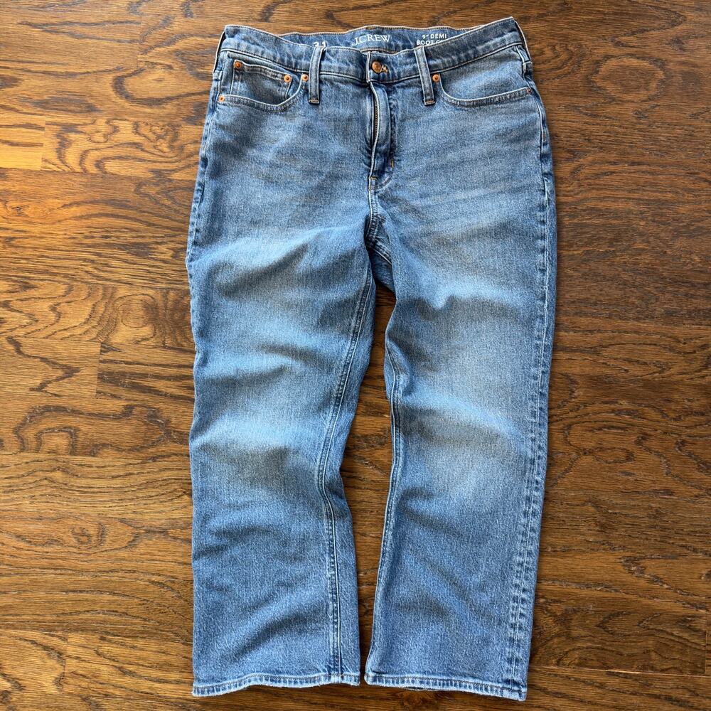 J.Crew Jeans 9" Demi-Boot Crop Jeans Size 31
